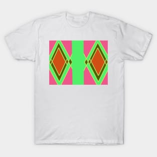 Pink, Green, and Orange T-Shirt